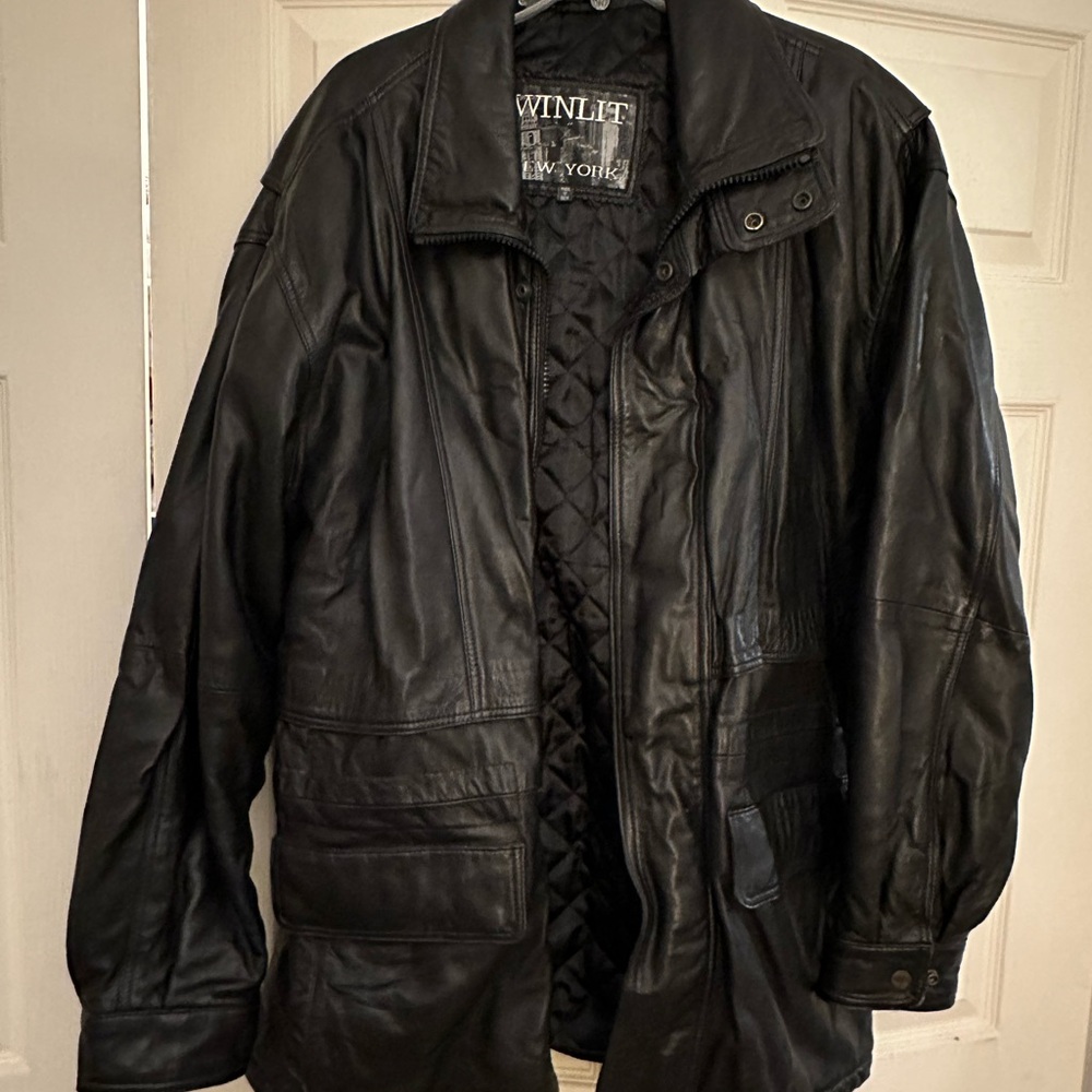 Black Military & Field Jacket Mens